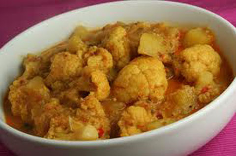 Cauliflower aloo curry Recipe